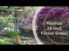 24" Festival Forest Green Wind Chime (6 Tubes) - Made in USA