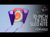 30" Tie Dye Sled Kite