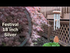 18" Festival Silver Wind Chime (6 Tubes)
