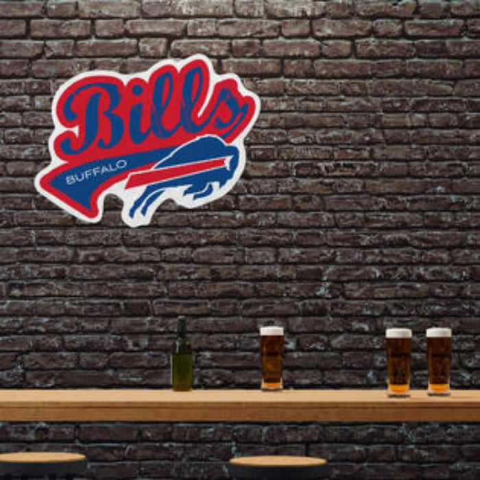 Buffalo Bills Distressed Shaped Felt Pennant