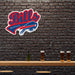 Buffalo Bills Distressed Shaped Felt Pennant
