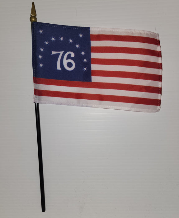 4x6" Bennington Stick Flag