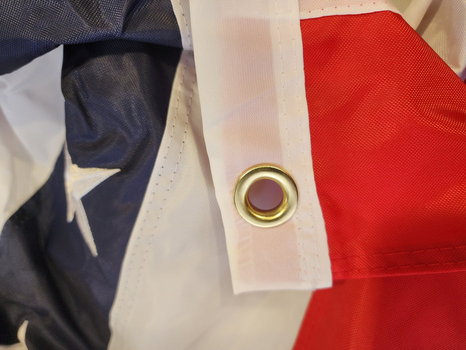 1.5x3' Polyester Bunting with Embroidered Stars