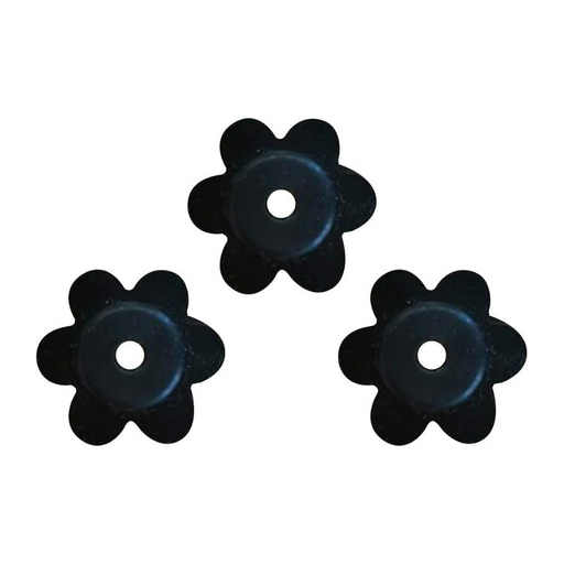 Pack of 3 Rubber Stoppers For Garden Flag Stand
