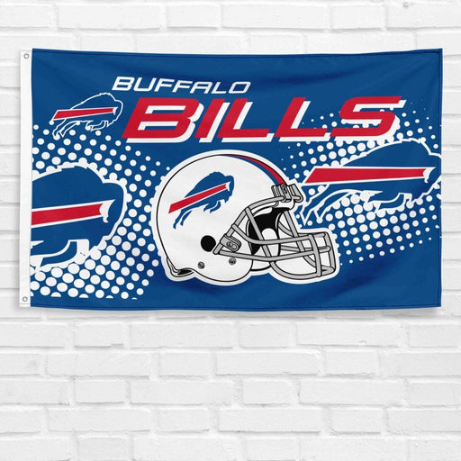 3x5' Buffalo Bills Helmet Design Polyester Flag