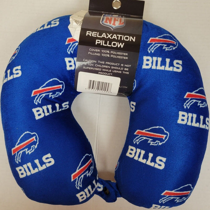 Buffalo Bills Scatter Print Travel Pillow