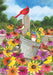 Spring Bird Gathering Banner Flag