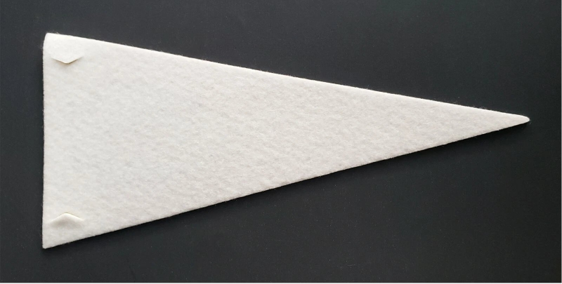 back of Buffalo Bills Mascot Mini Pennants (8 Pack)