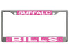 Buffalo Bills Pink Glitter License Plate Frame