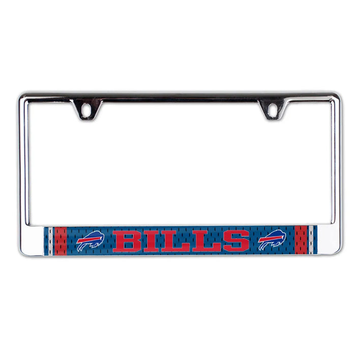 Buffalo Bills Metal Jersey 2 Holes License Plate Frame