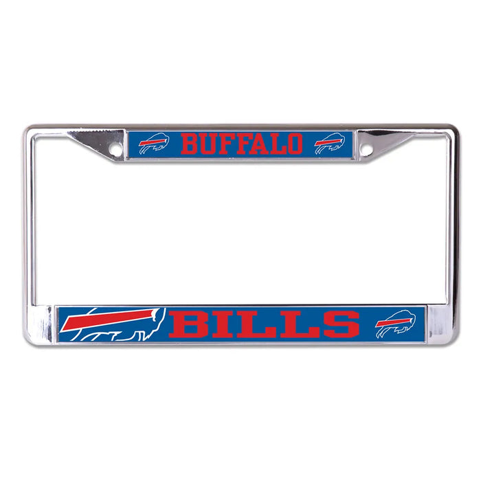 Buffalo Bills Mega Logo 2 Holes Metal License Plate Frame