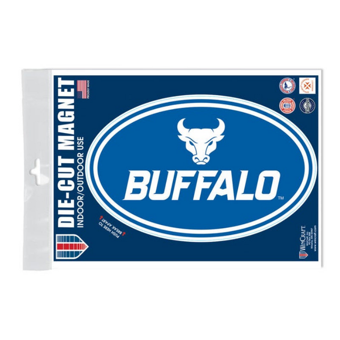 5"x7" Buffalo Bulls Outdoor Magnet