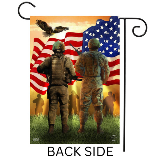 American Soldiers Garden Flag