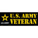 US Army Veteran Bumper Sticker