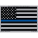 Thin Blue Line US Holographic Sticker