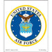 US Air Force Circle Emblem Sticker