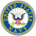 US Navy Round Holographic Sticker