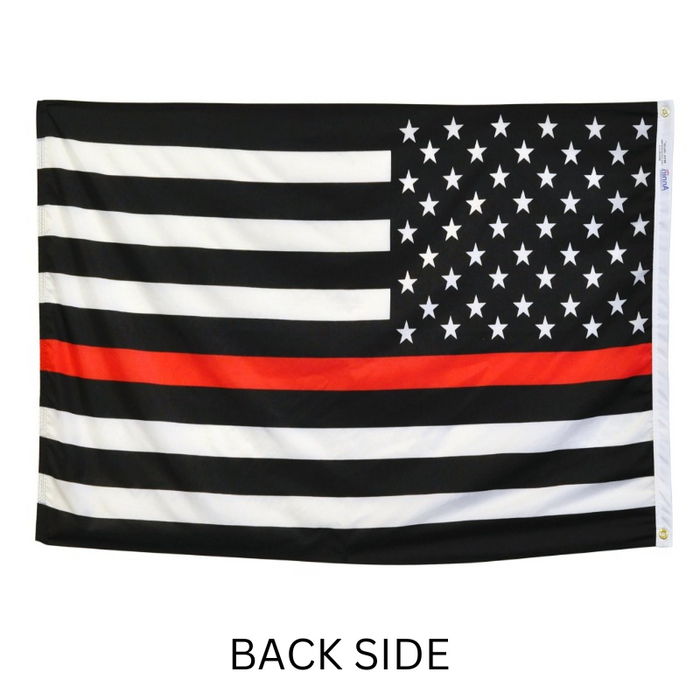 3x5' Thin Red Line Nylon US Flag