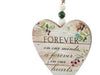 Forever On Our Minds Wooden Heart Ornament
