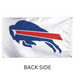 3x5' Buffalo Bills Logo White Polyester Flag