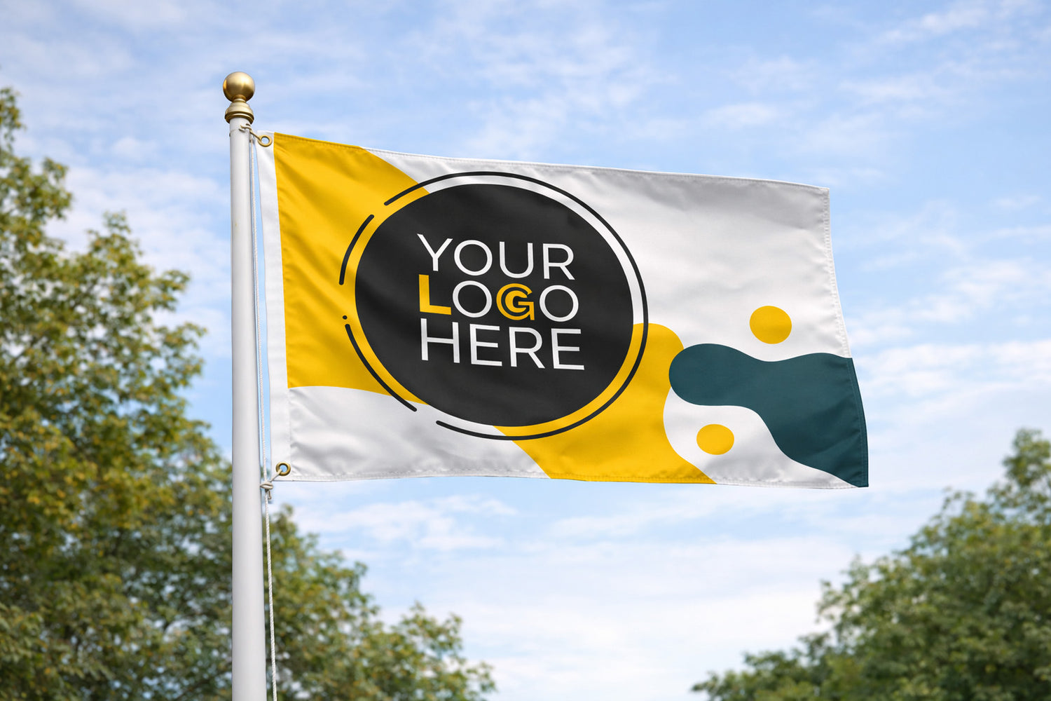 Custom Printed Flags for Outdoor Use