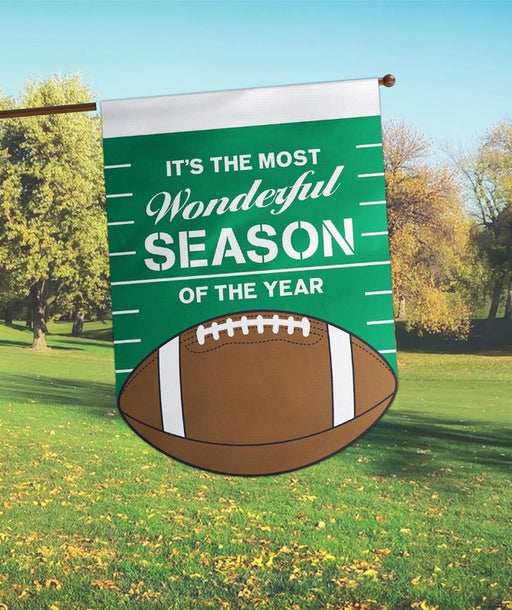 It's The Most Wonderful Season Applique Banner Flag, pole not included