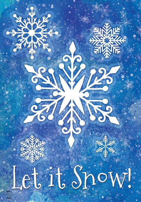 Snowflakes Collection Garden Flag