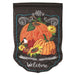 Pumpkins Welcome Applique Garden Flag