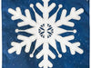 Let It Snow Snowflakes Applique Decorative Garden Flag
