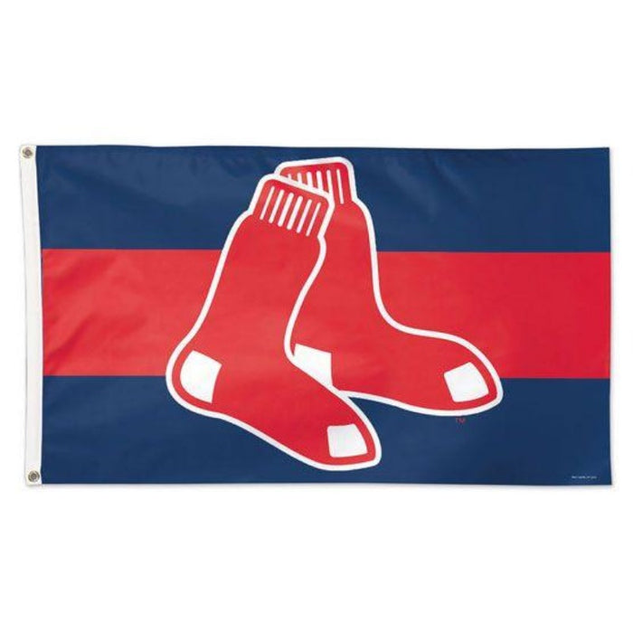 3x5' Boston Red Sox Striped Polyester Flag