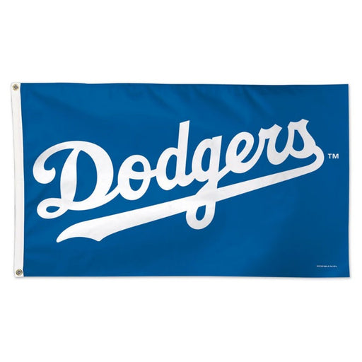 3x5' Los Angeles Dodgers Wordmark Polyester Flag