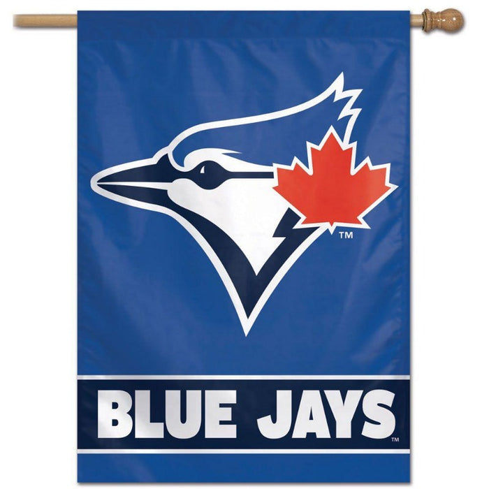 banner flag with toronto blue jays logo