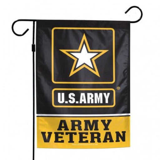 Army veteran logo garden flag