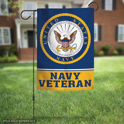 US Navy Veteran Garden Flag