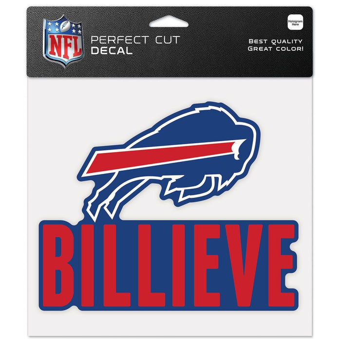 8"x8" Buffalo Bills Billieve Perfect Cut Decal