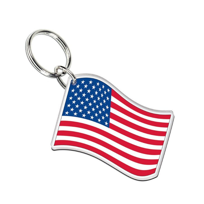 American Flag Acrylic Keychain