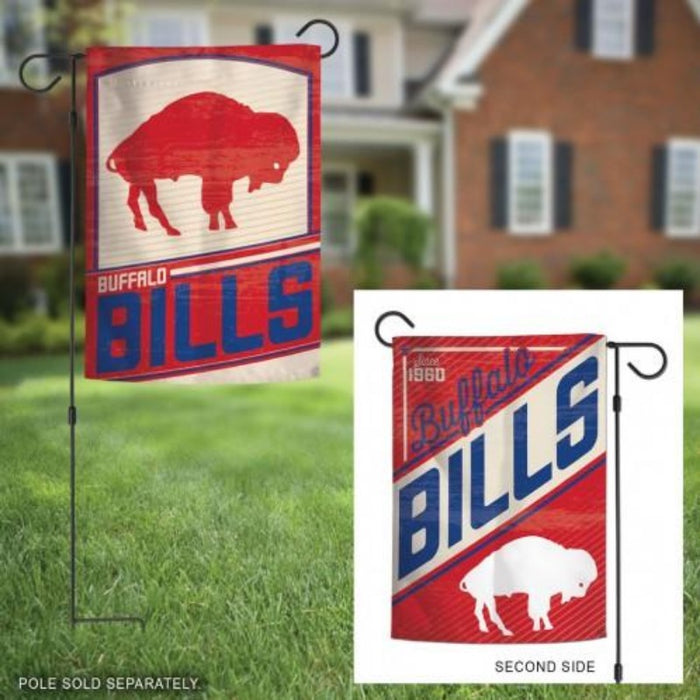 Buffalo bills retro garden flag throwback bills flag bills mafia