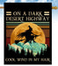 On a Dark Desert Highway Banner Flag