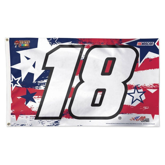 NASCAR Kyle Busch Patriot Polyester Flag