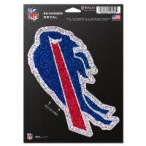 Buffalo Bills Shimmer Decal 5" x 7"