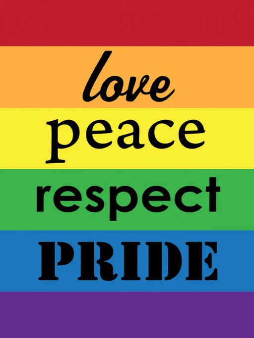 Pride Double Sided Banner Flag