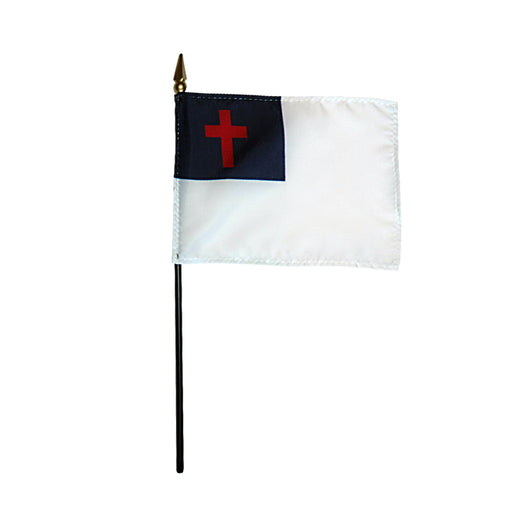 4x6" Christian Stick Flag