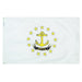 white flag with yellow anchor and yellow stars