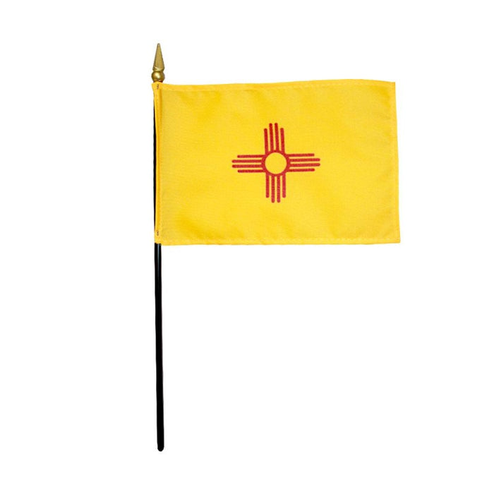 4x6" New Mexico Stick Flag