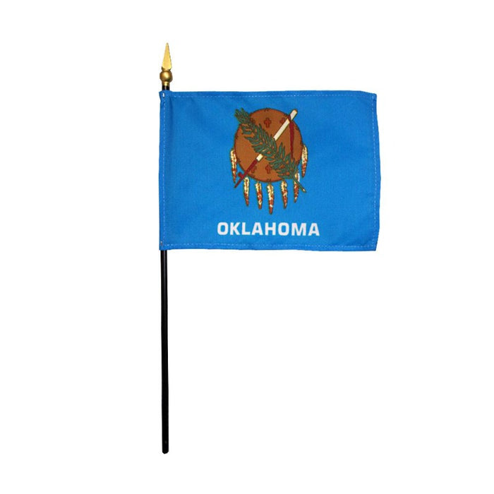 4x6" Oklahoma Stick Flag