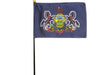 4x6" Pennsylvania Stick Flag