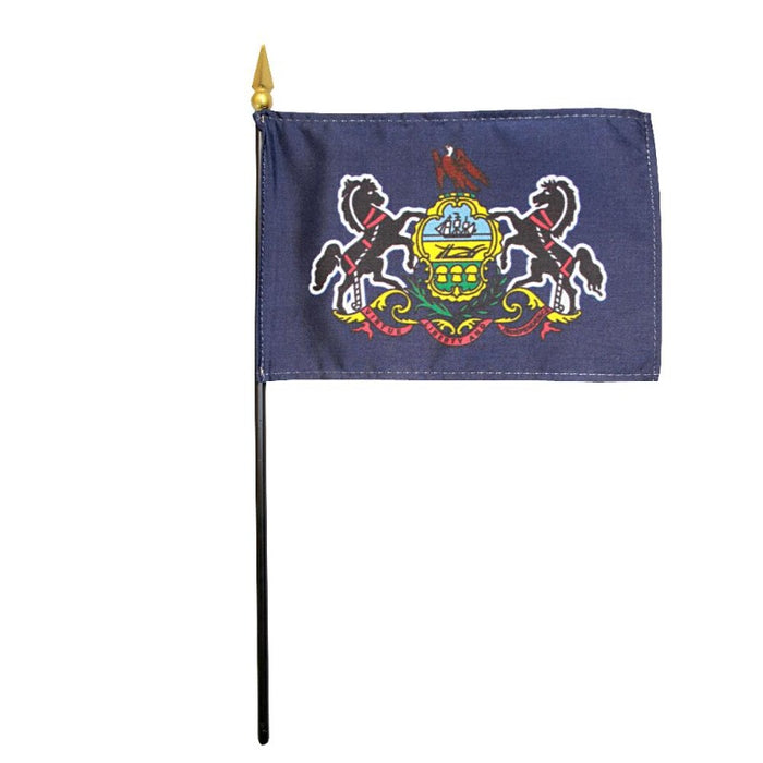 4x6" Pennsylvania Stick Flag