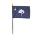 4x6" South Carolina Stick Flag
