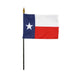 4x6" Texas Stick Flag