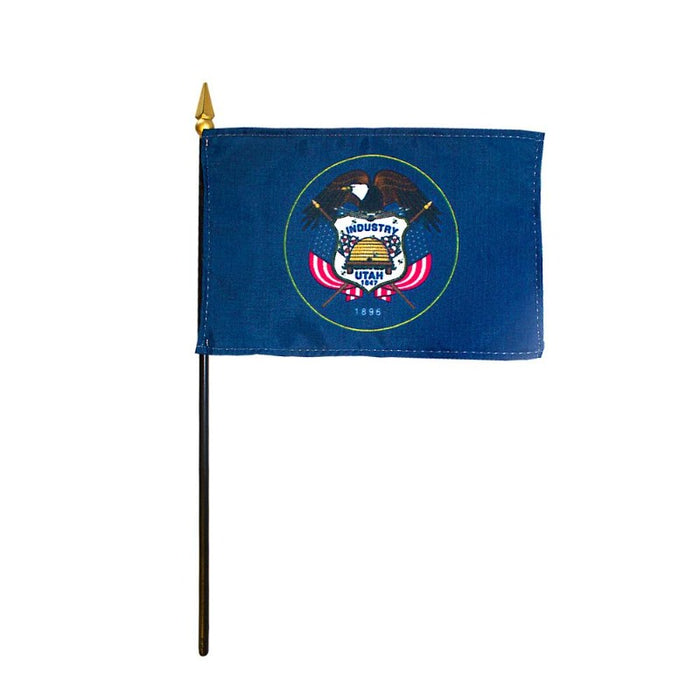4x6" Utah Stick Flag